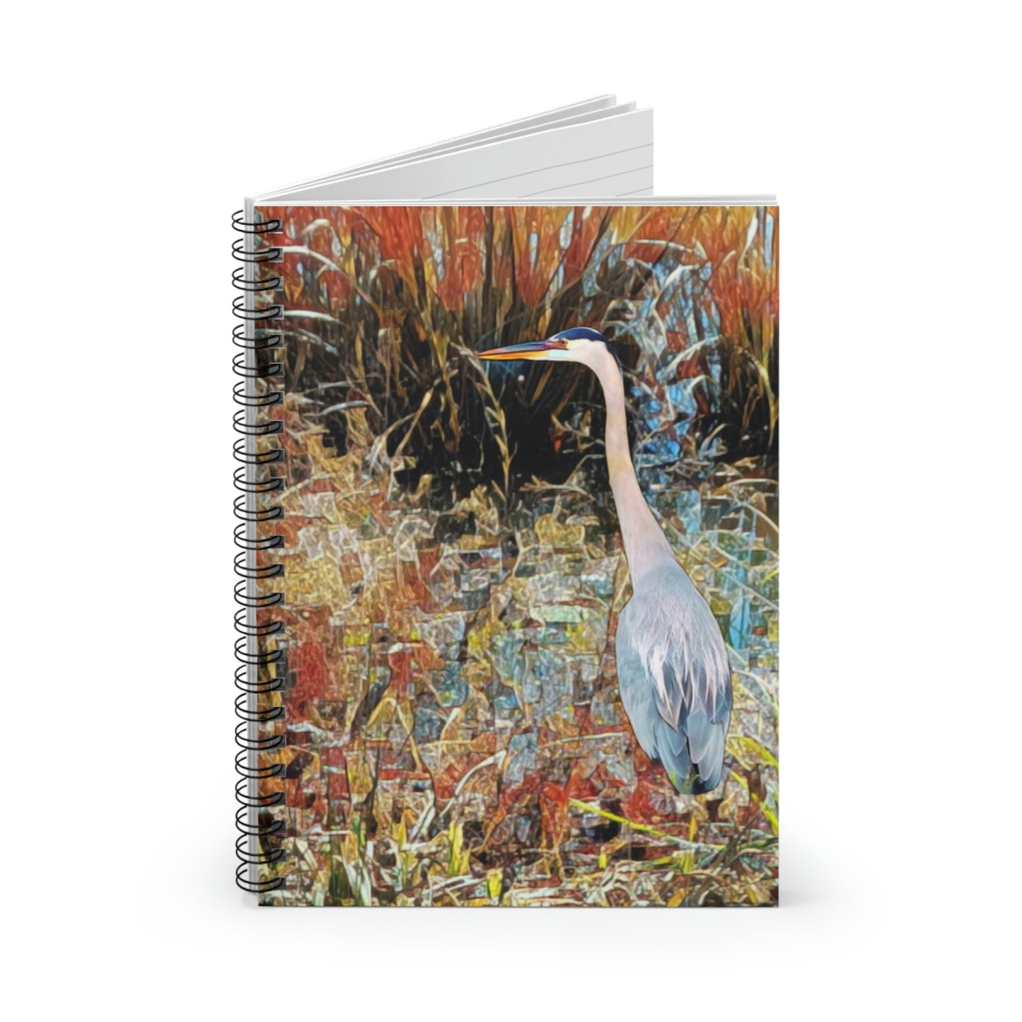 Great Blue Heron Spiral Notebook