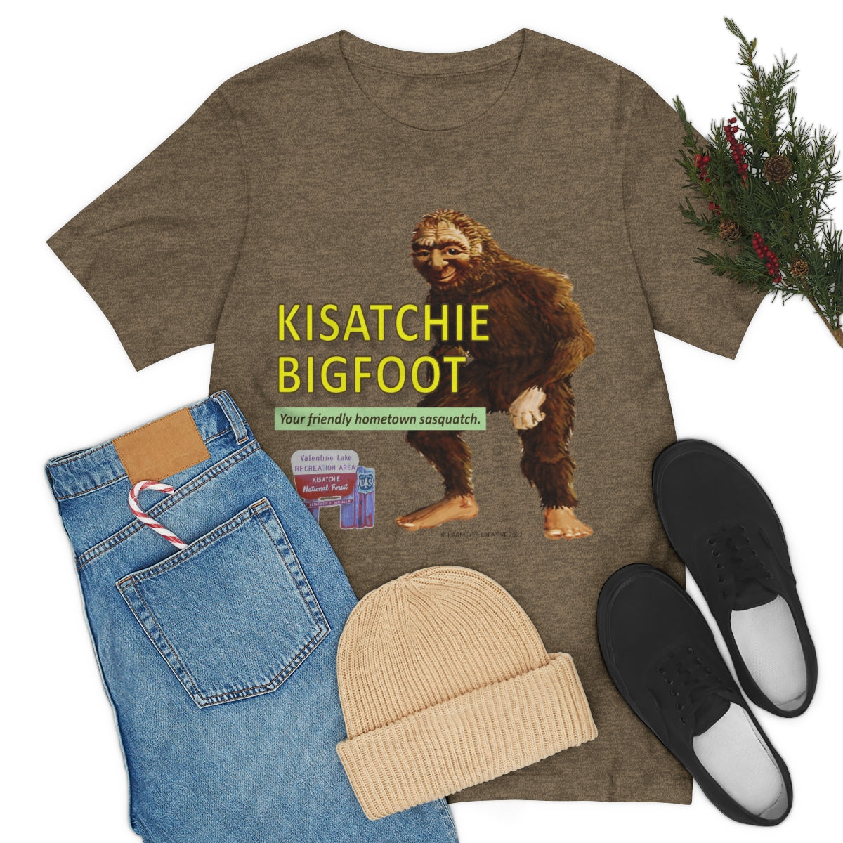 Unisex Kisatchie Bigfoot Jersey Tee