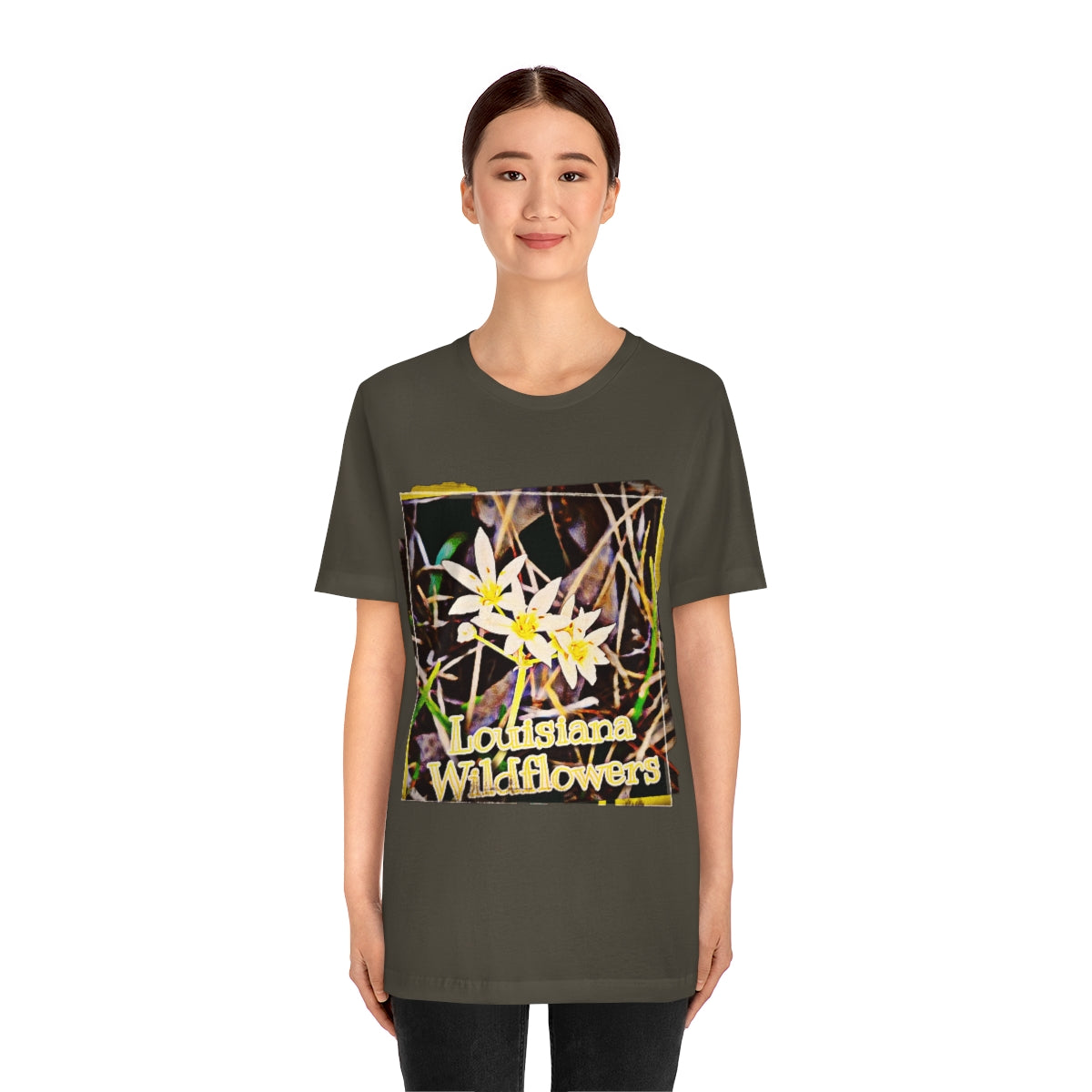 Louisiana Wildflowers Jersey Tee