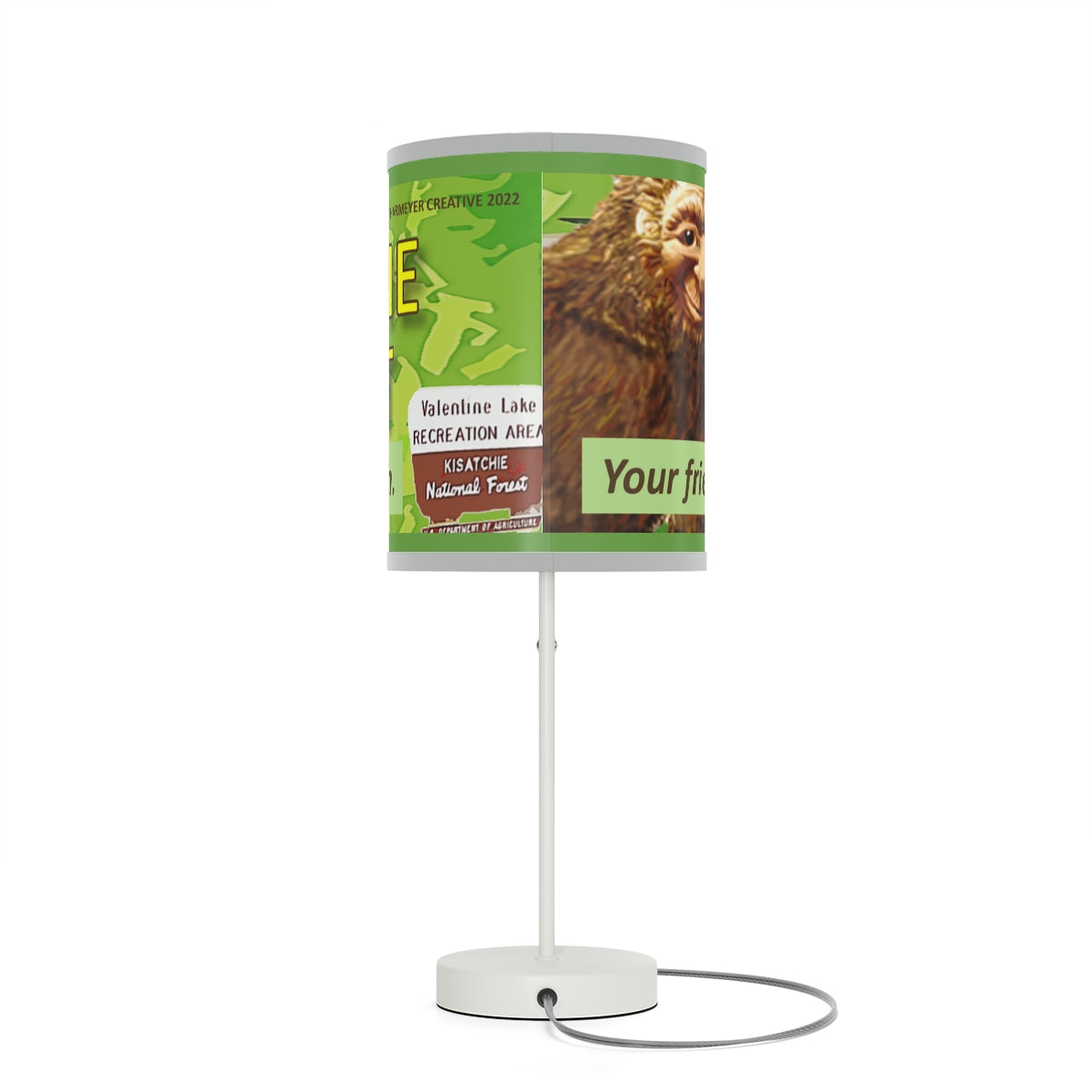 Kisatchie Bigfoot Lamp on a Stand