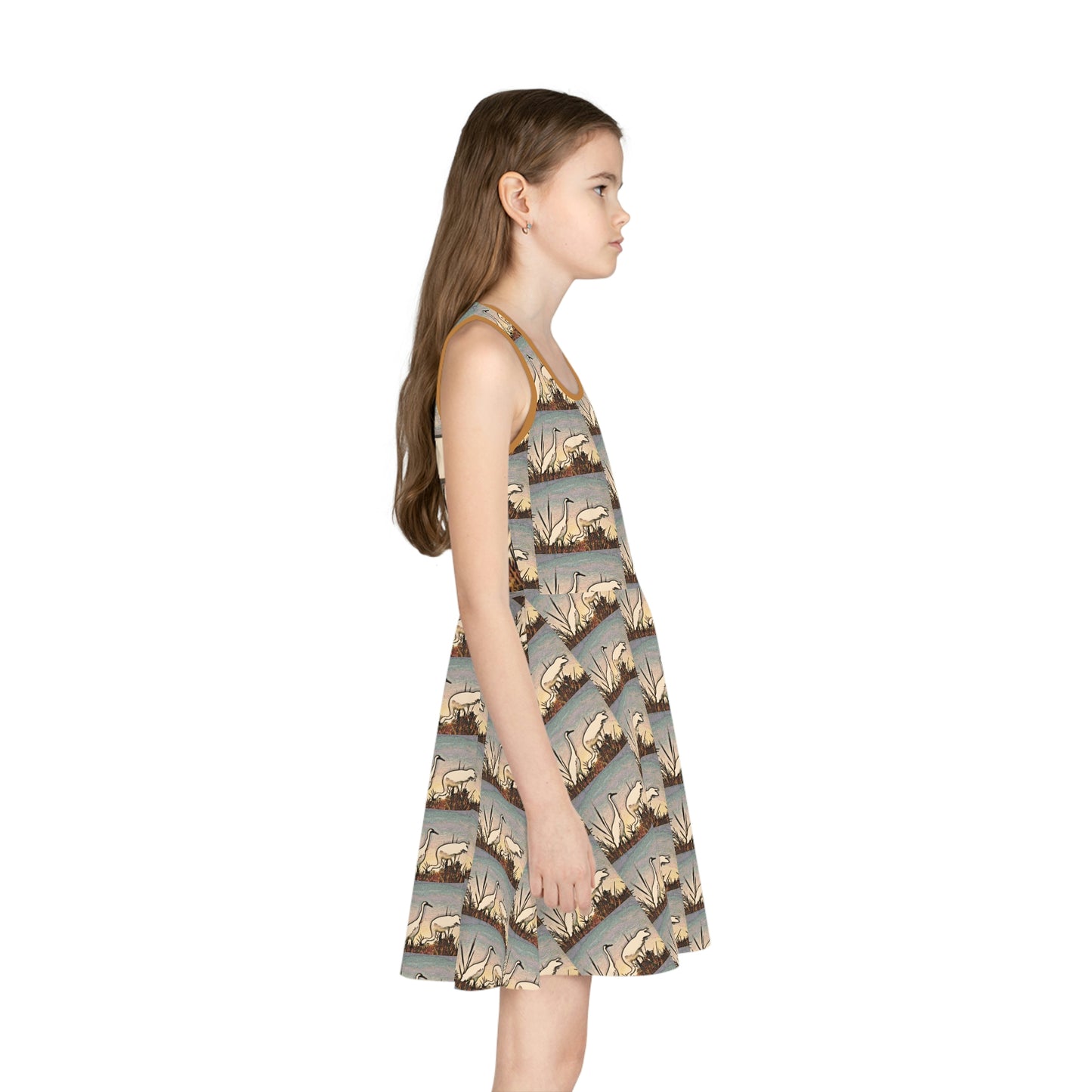 Whooping Cranes Girls' Sundress