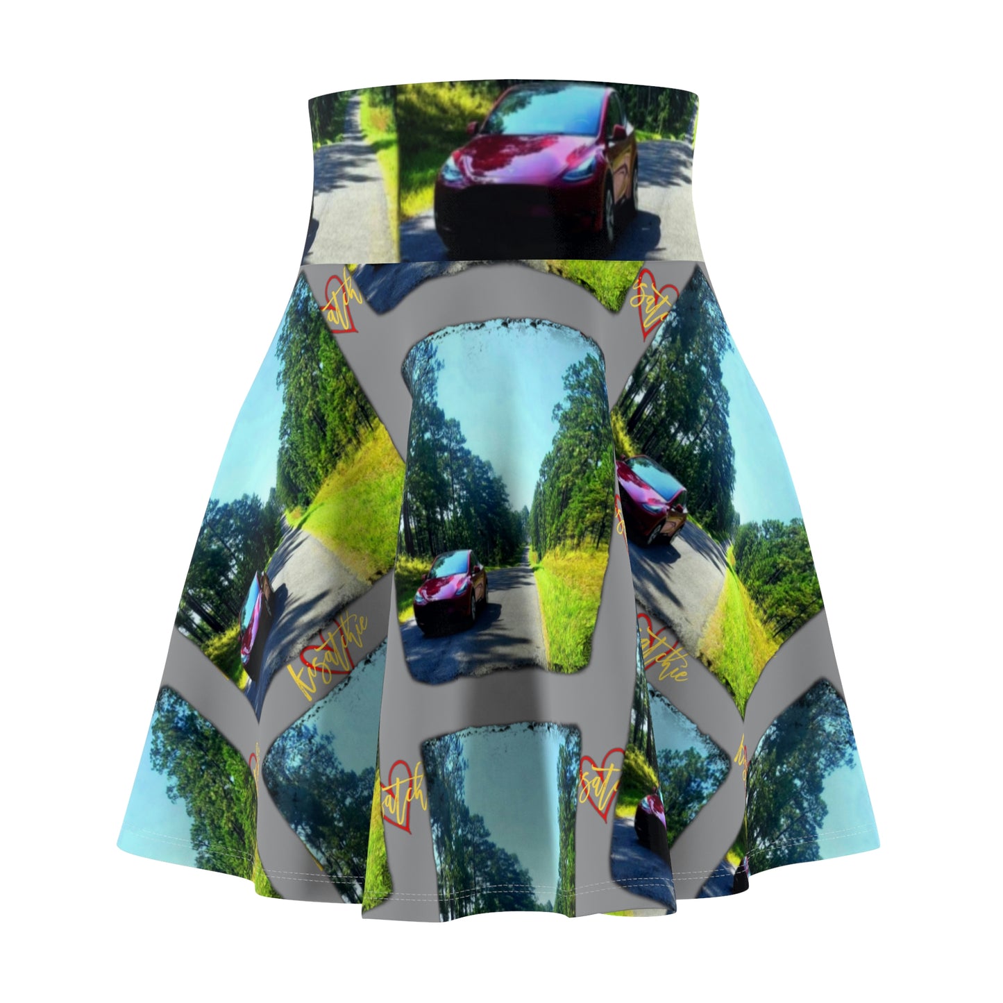 Tesla in Kisatchie Skater Skirt