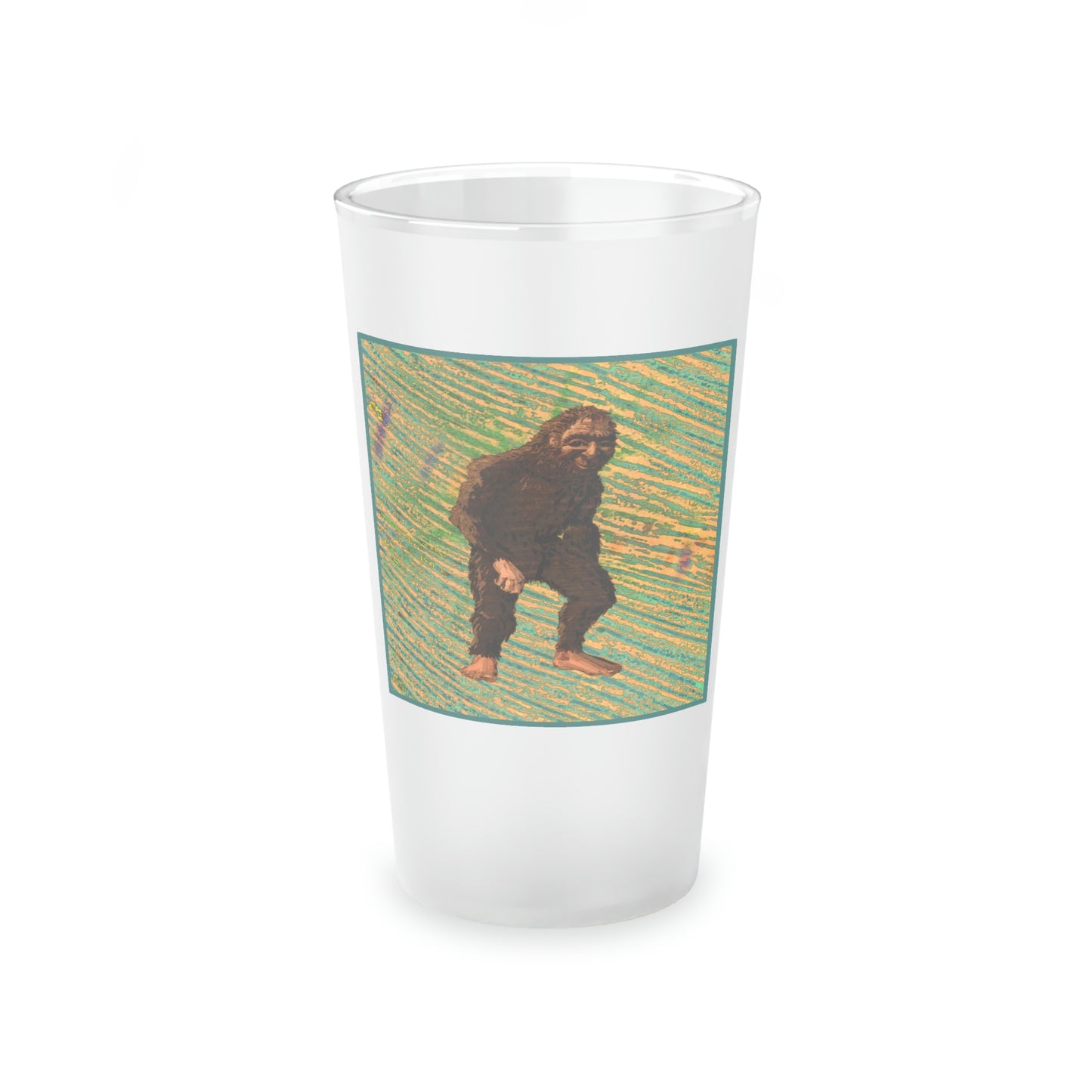 Bigfoot Frosted Pint Glass, 16oz