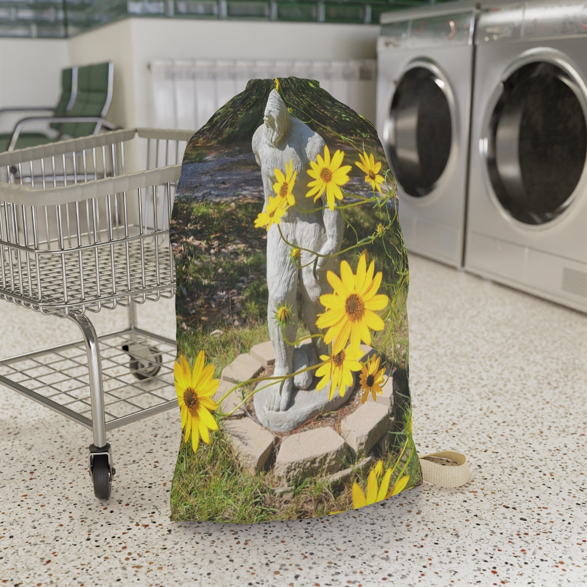 Garden Bigfoot Laundry Bag