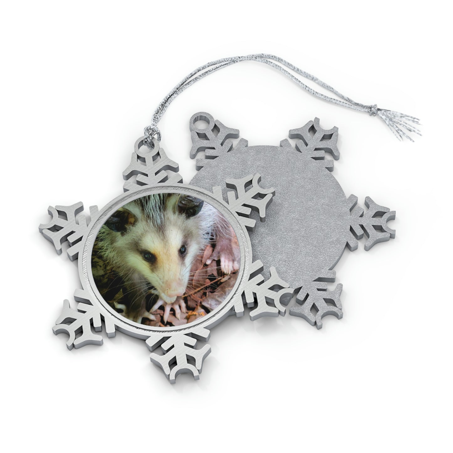 Opossum Pewter Snowflake