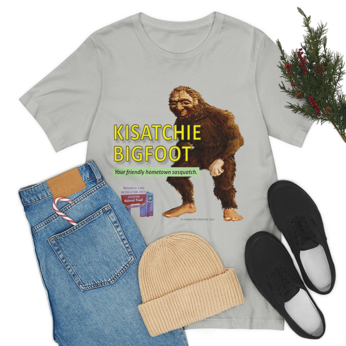 Unisex Kisatchie Bigfoot Jersey Tee