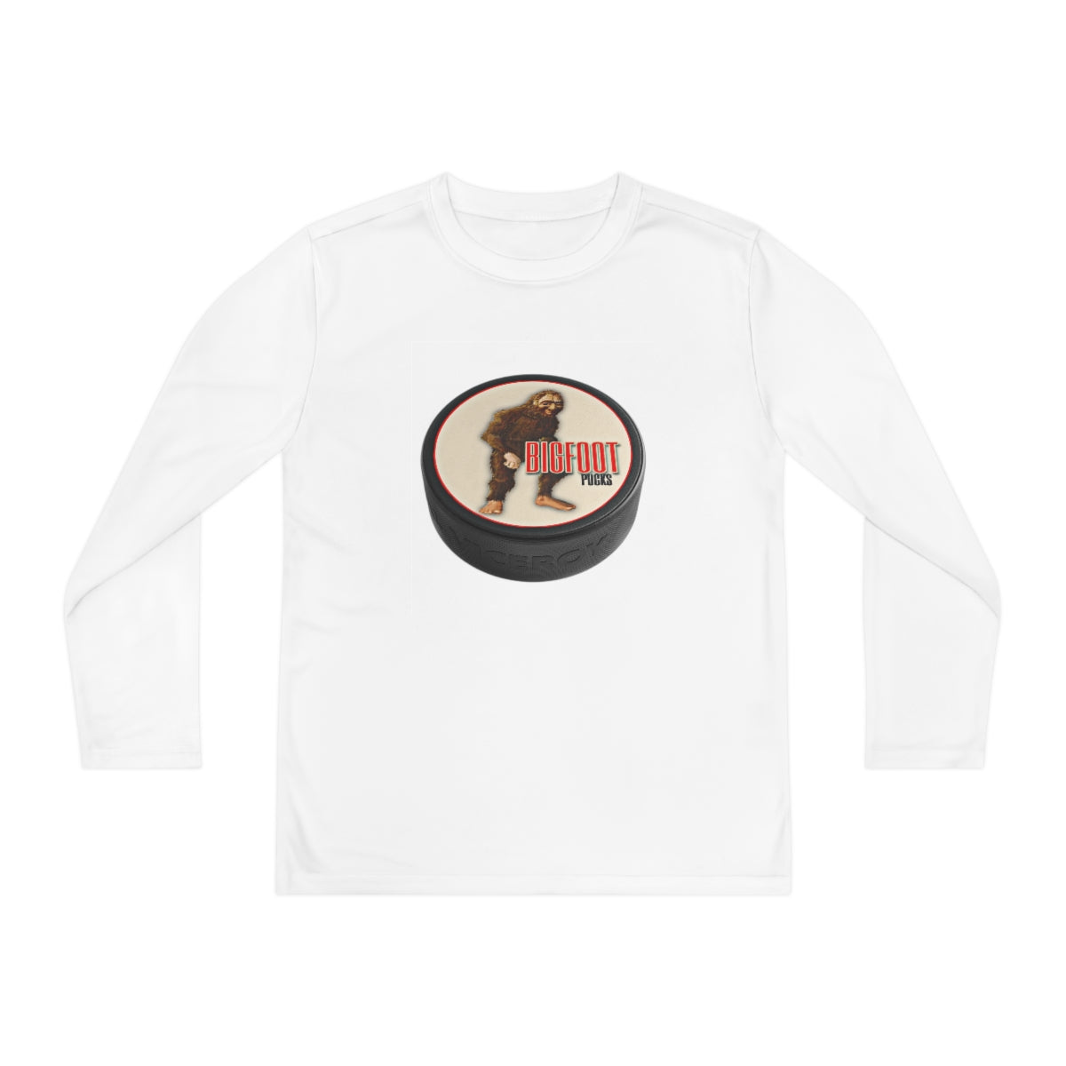 Youth Long Sleeve Bigfoot Pucks Tee