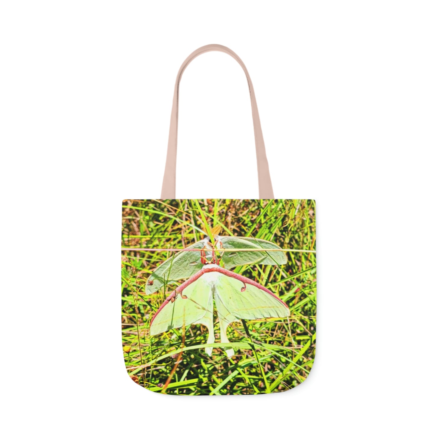 Luna Moths Polyester Canvas Tote Bag