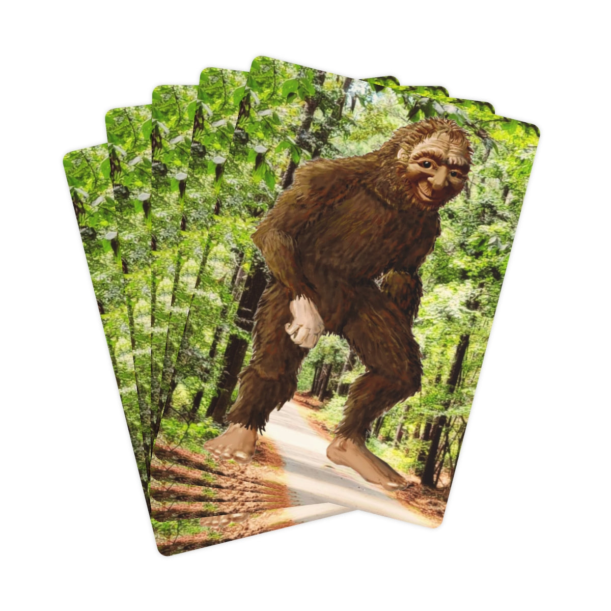 Bigfoot Playing Cards