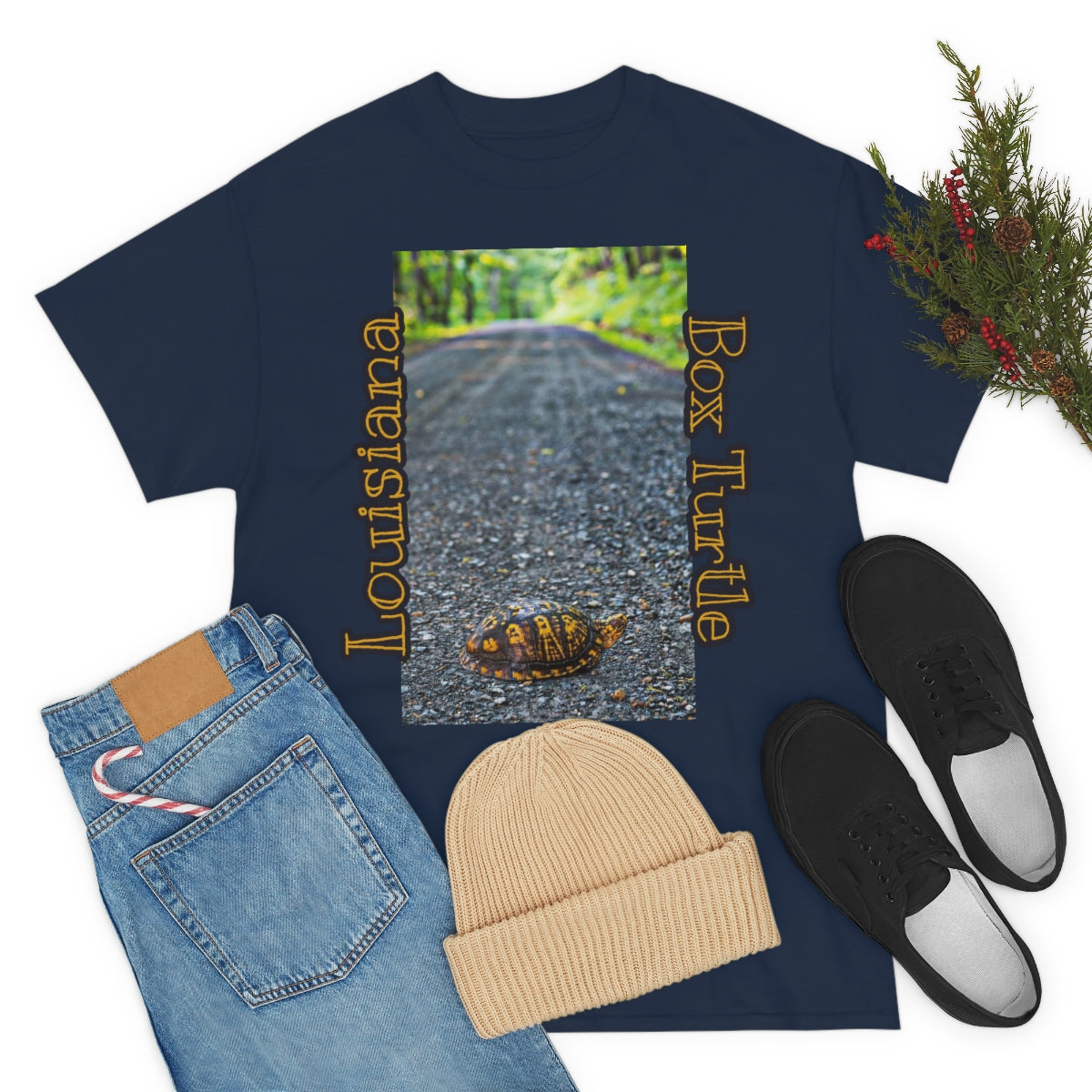 Unisex Louisiana Box Turtle Heavy Cotton Tee