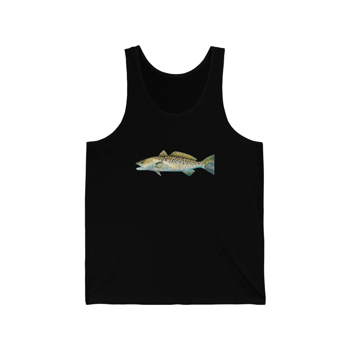 Unisex Speckled Trout Jersey Tank