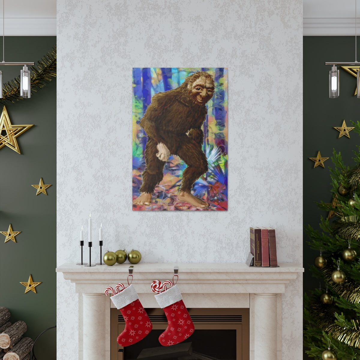 Vertical Kisatchie Bigfoot Canvas