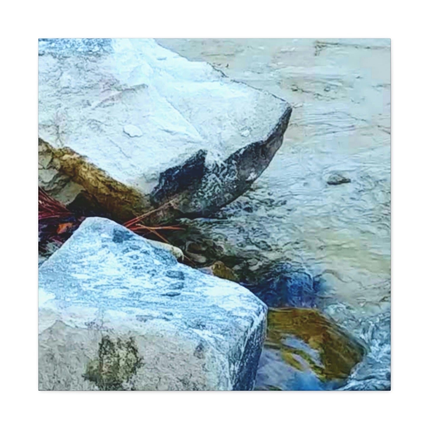 Kisatchie Bayou Rocks Canvas Gallery Wraps