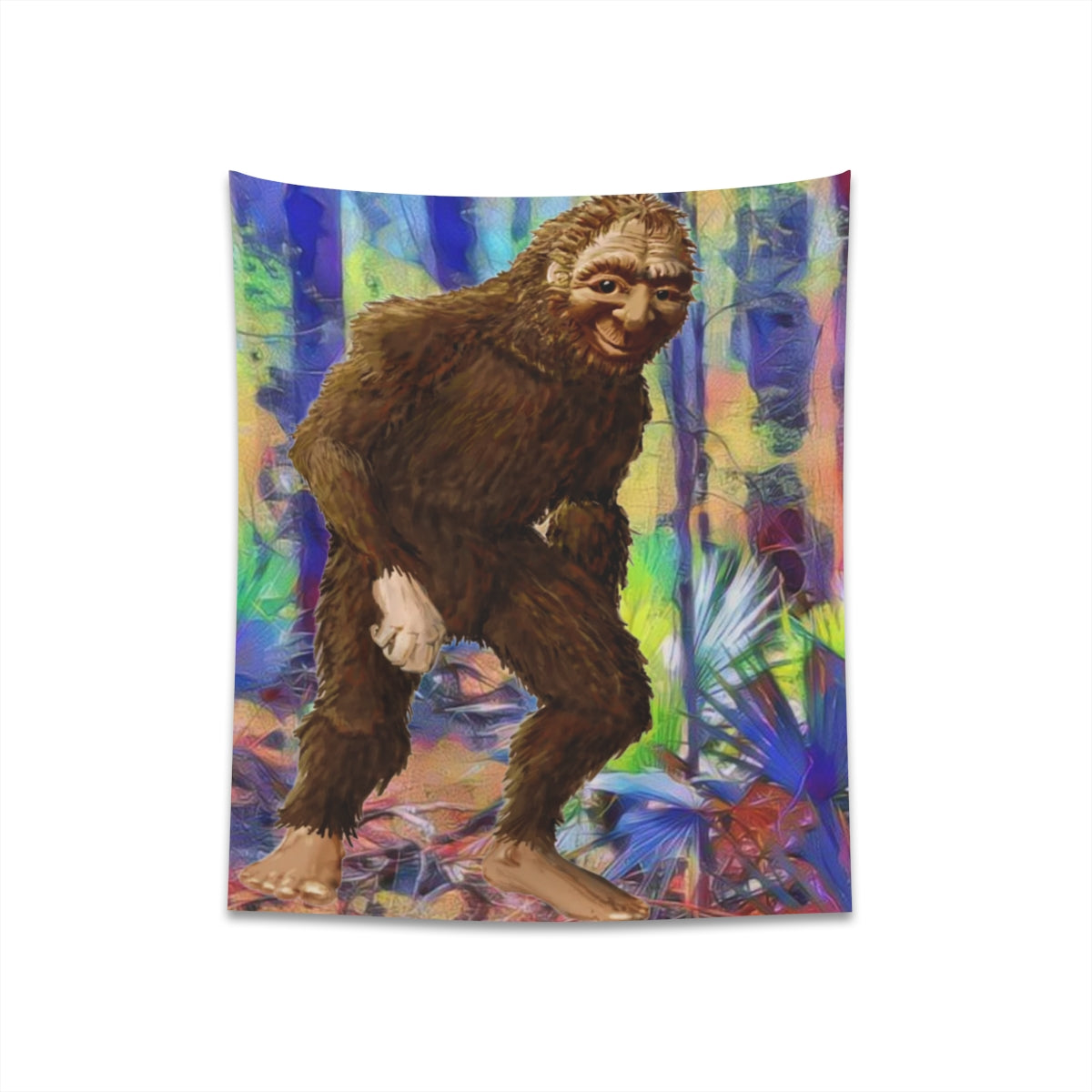 Printed Bigfoot Wall Tapestry