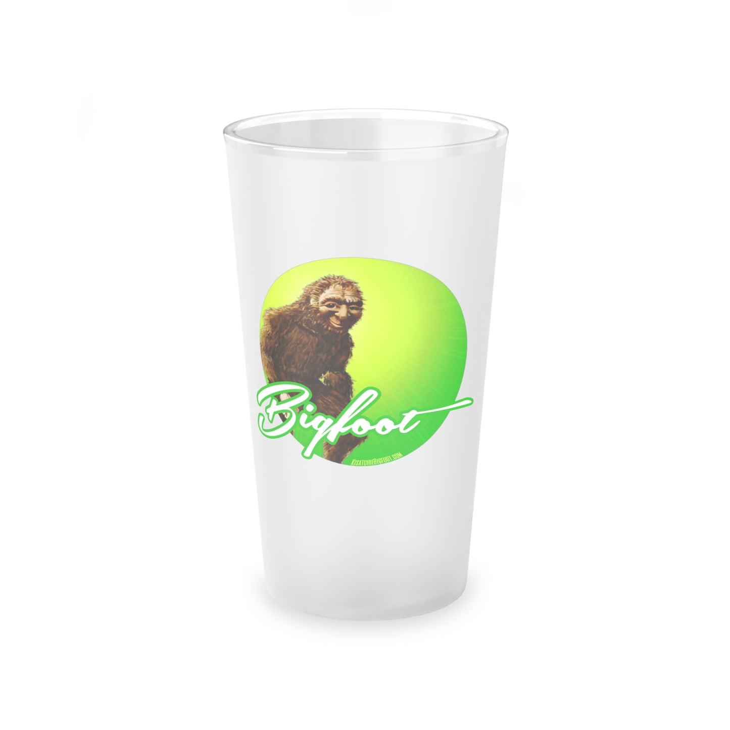 Bigfoot Frosted Pint Glass, 16oz