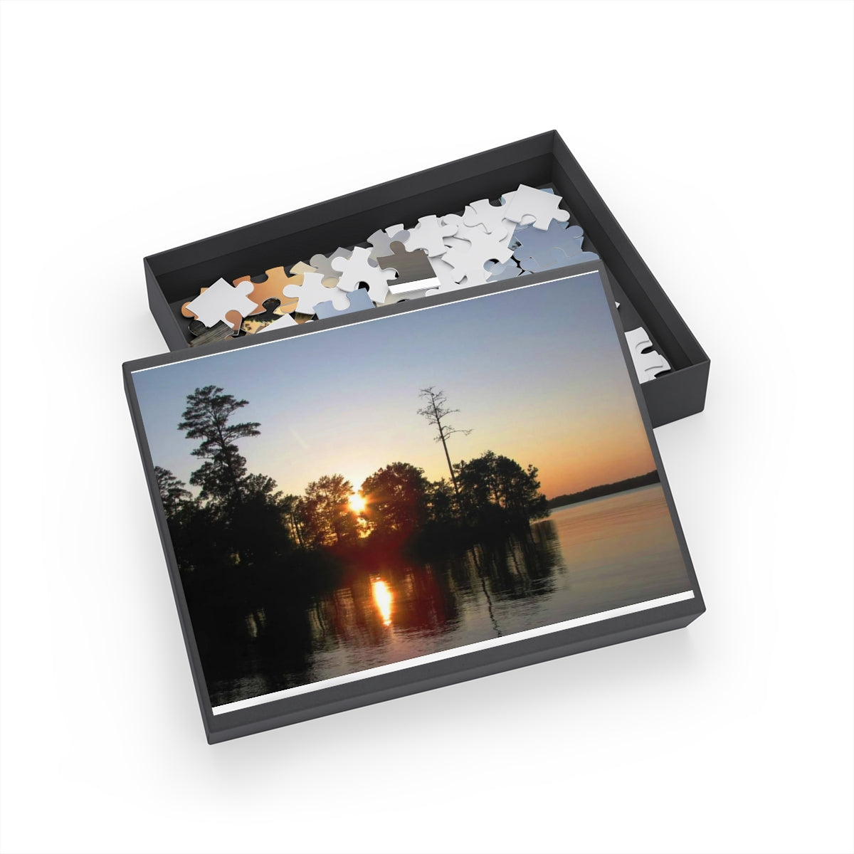 Kincaid Lake Sunset Puzzle (4 Sizes)