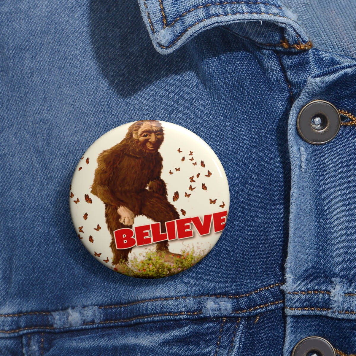 Bigfoot Believe Buttons