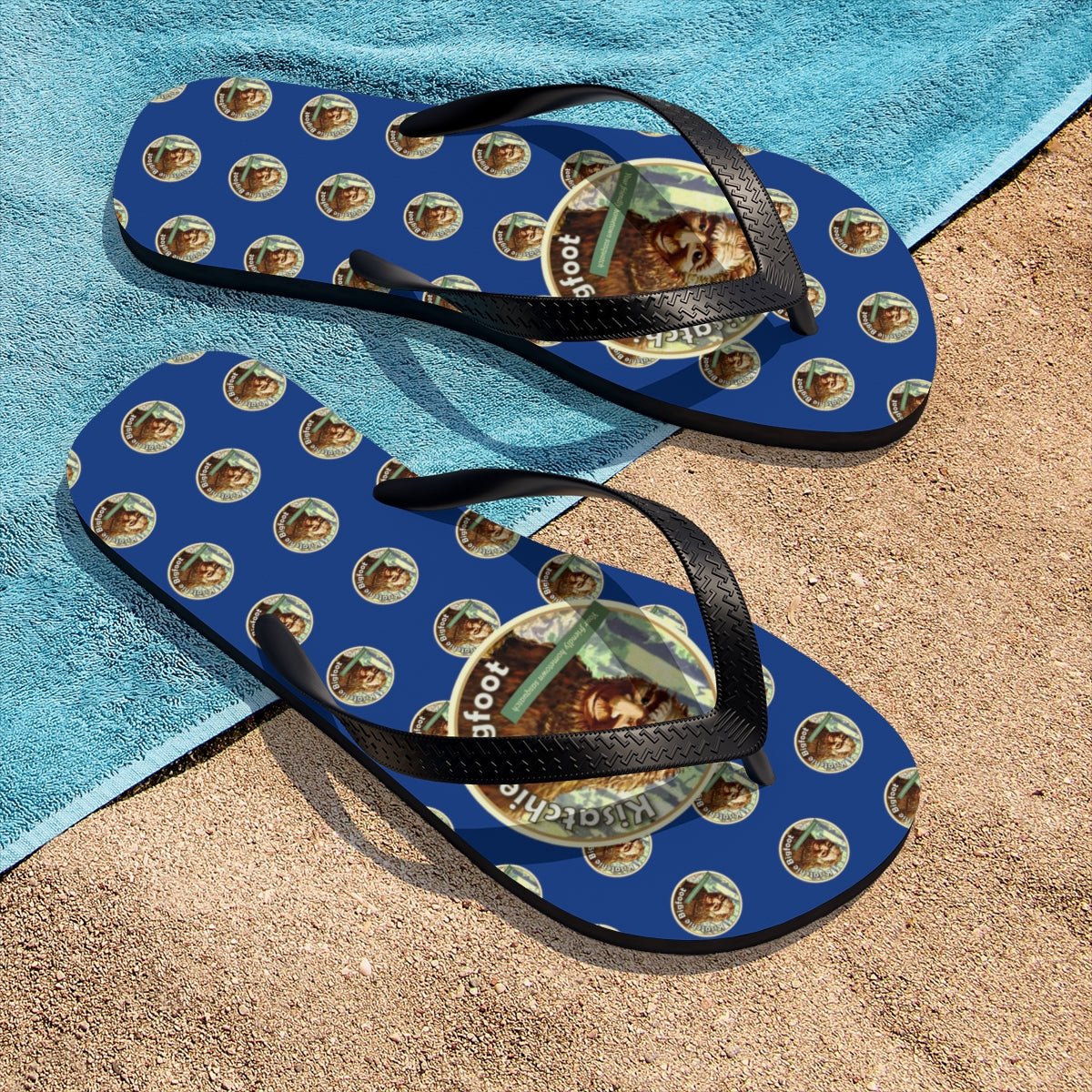 Rubber Sole Kisatchie Bigfoot Flip-Flops