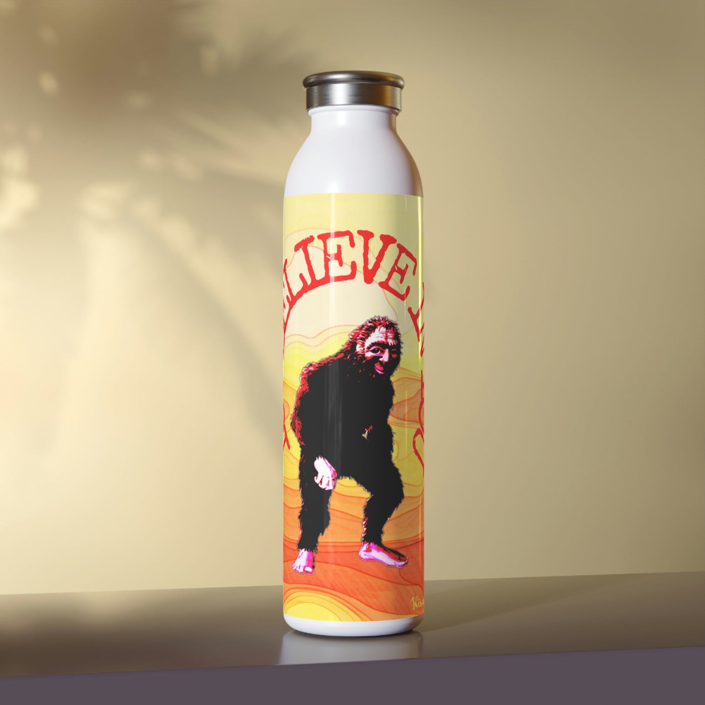 Bigfoot's Believe in You Slim Water Bottle