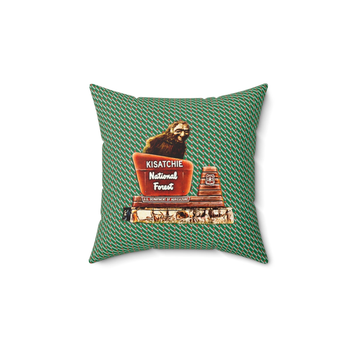 Square Kisatchie Bigfoot Pillow