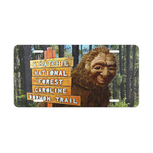 Kisatchie Bigfoot Vanity Plate