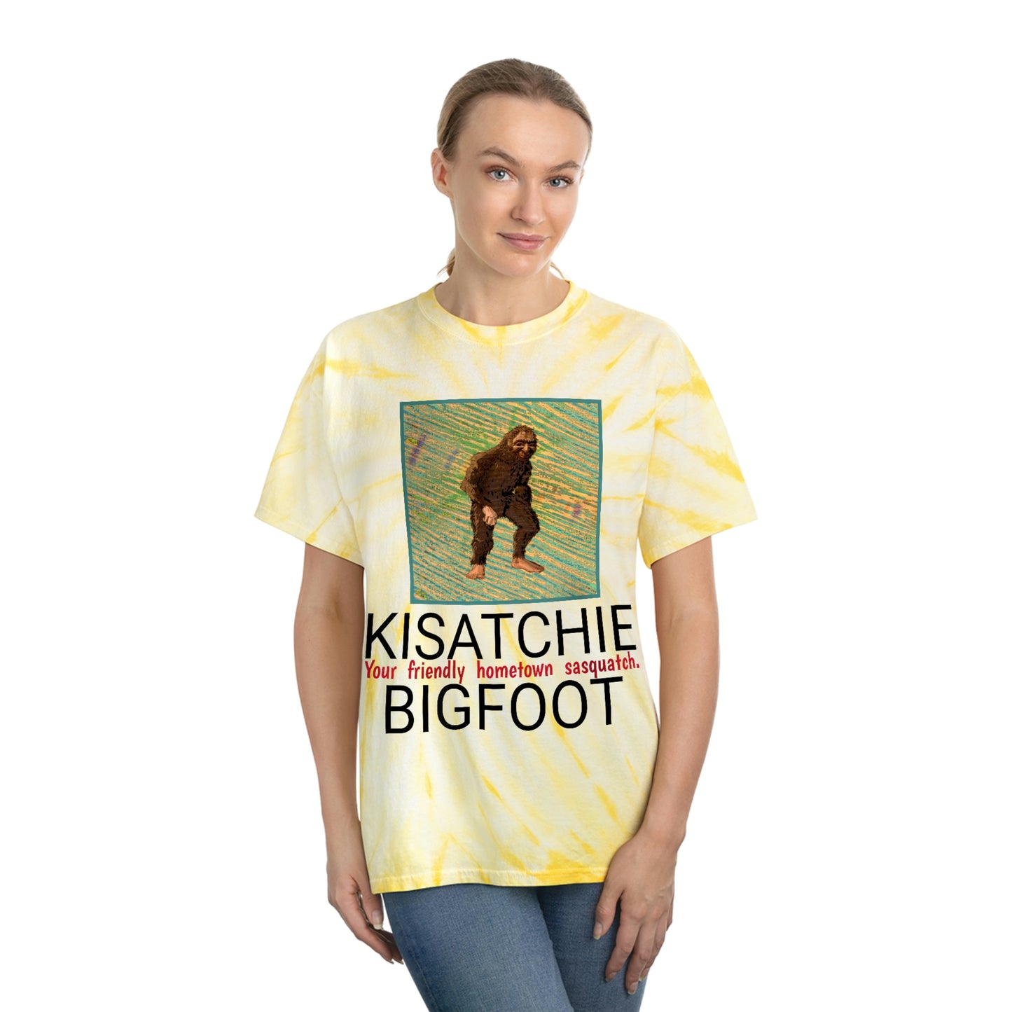 Unisex Kisatchie Bigfoot Tie-Dye Tee