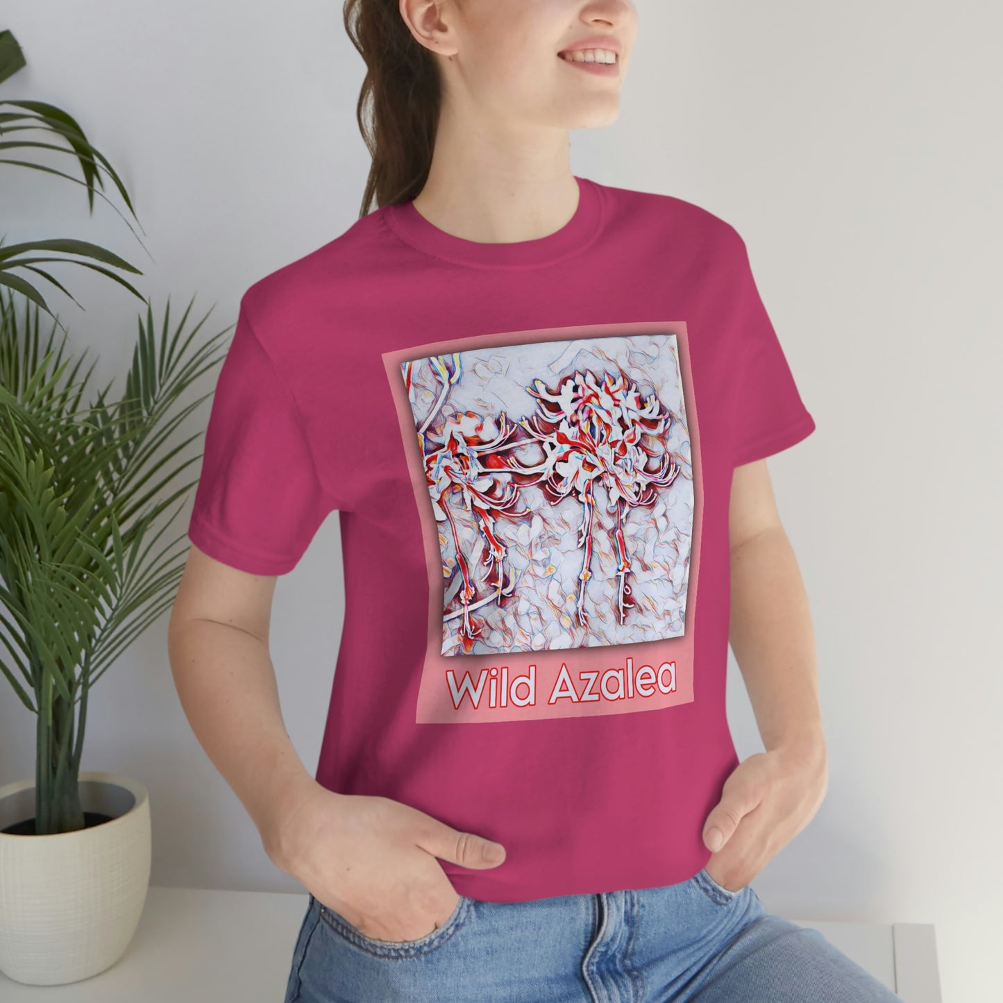 Unisex Kisatchie Wildflowers (Wild Azaleas) Jersey Tee