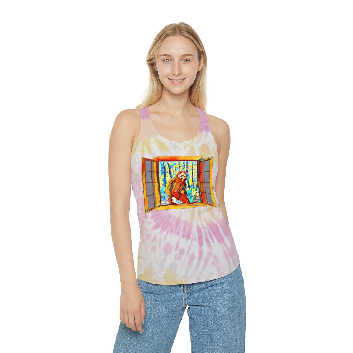 Tie Dye Racerback Tank Top