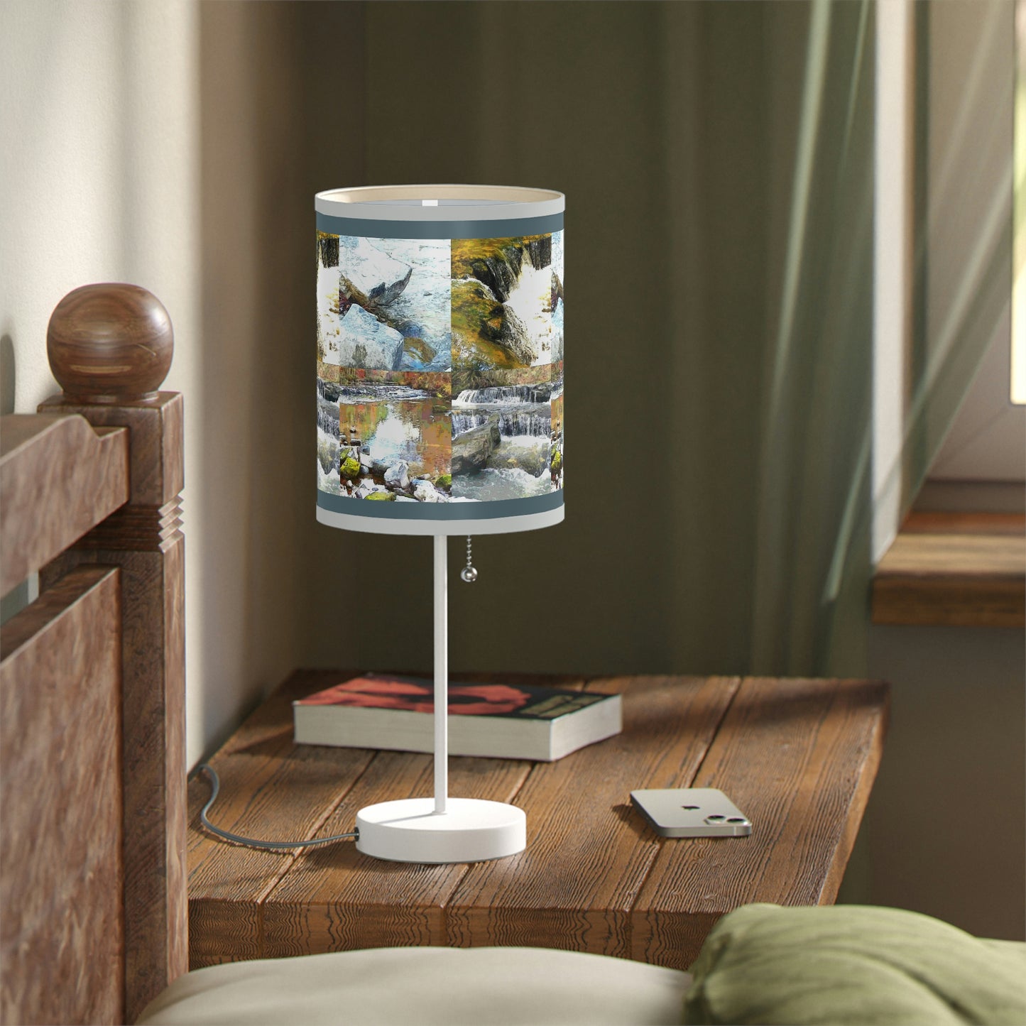 Kisatchie Bayou Rocks Lamp on a Stand