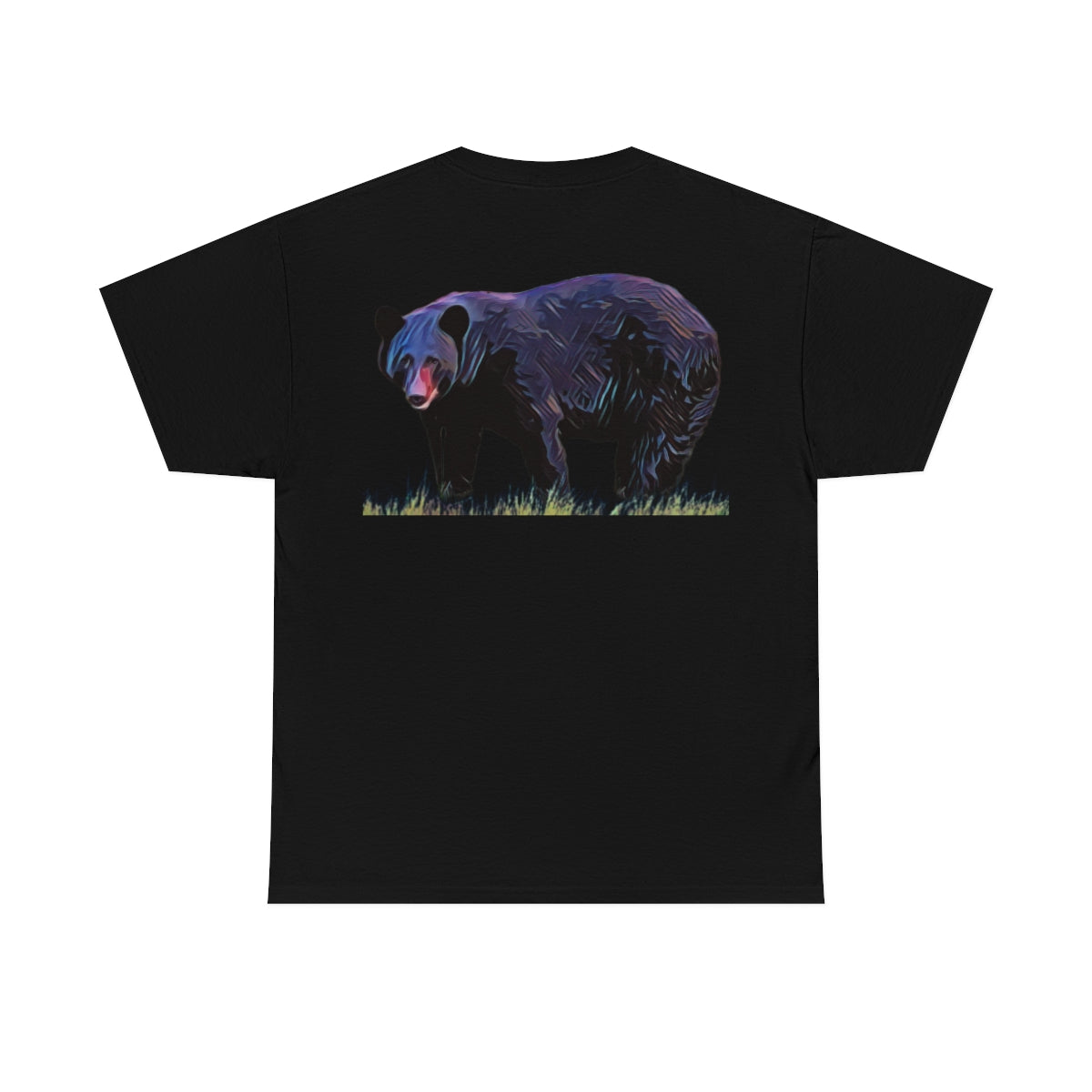 Unisex Louisiana Black Bear Heavy Cotton Tee