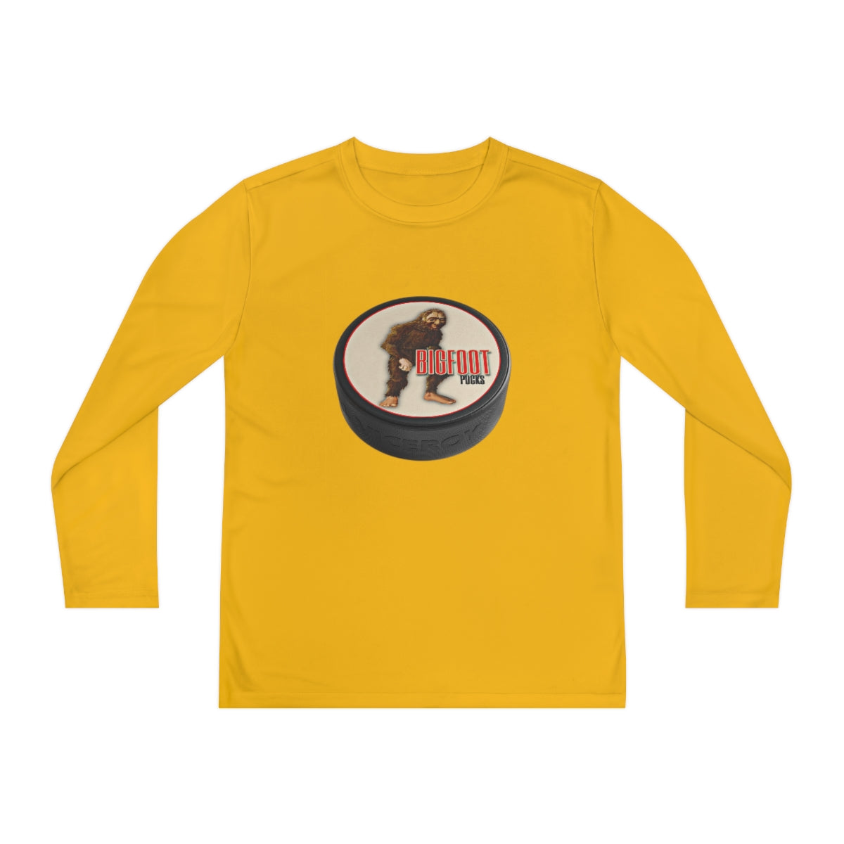 Youth Long Sleeve Bigfoot Pucks Tee