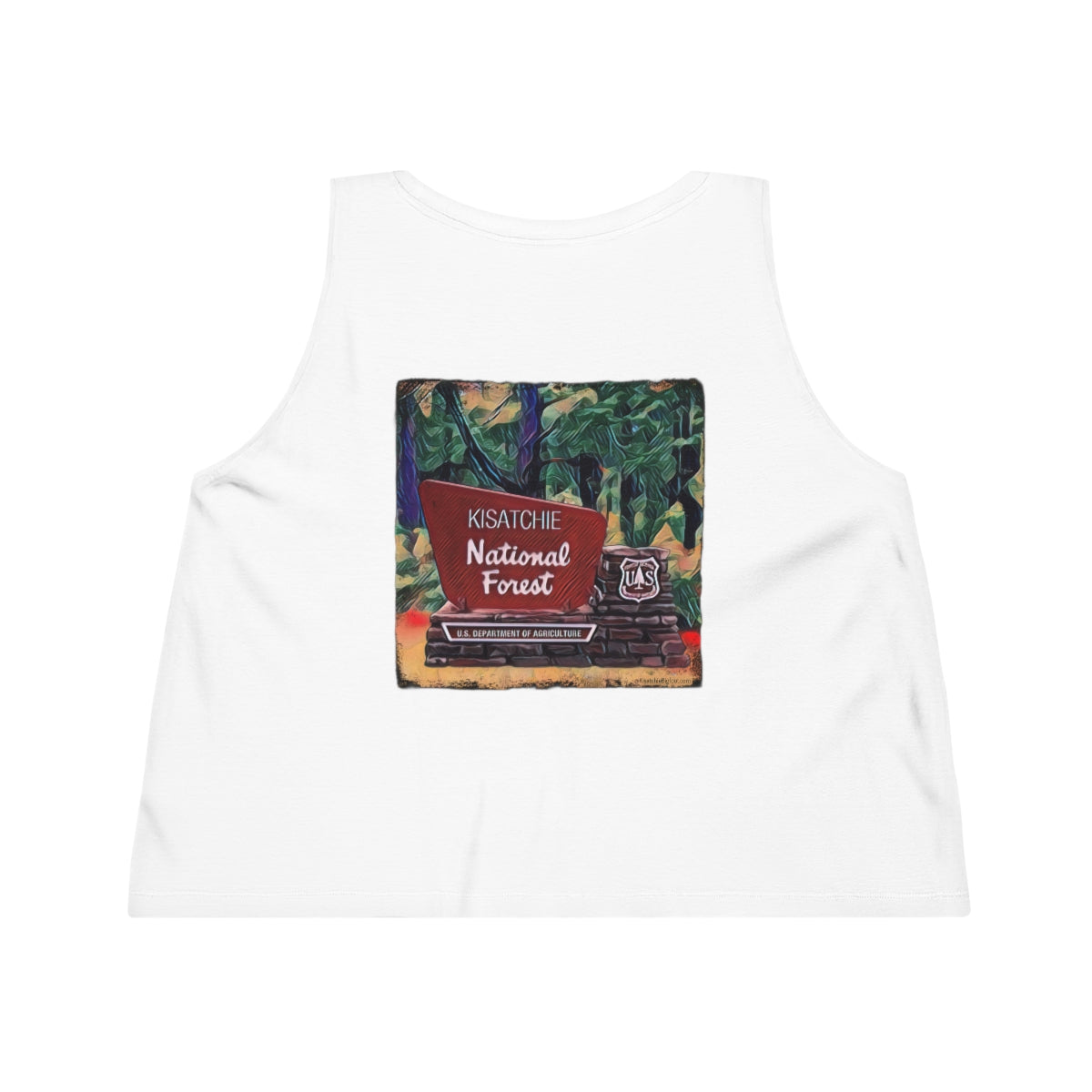 Women's Kisatchie Dancer Cropped Tank Top