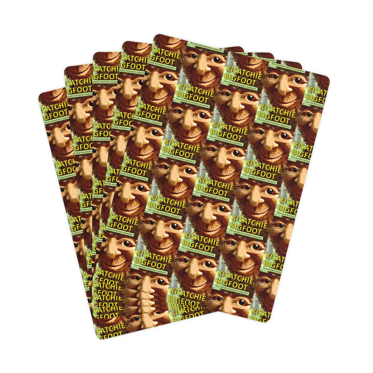 Kisatchie Bigfoot Playing Cards