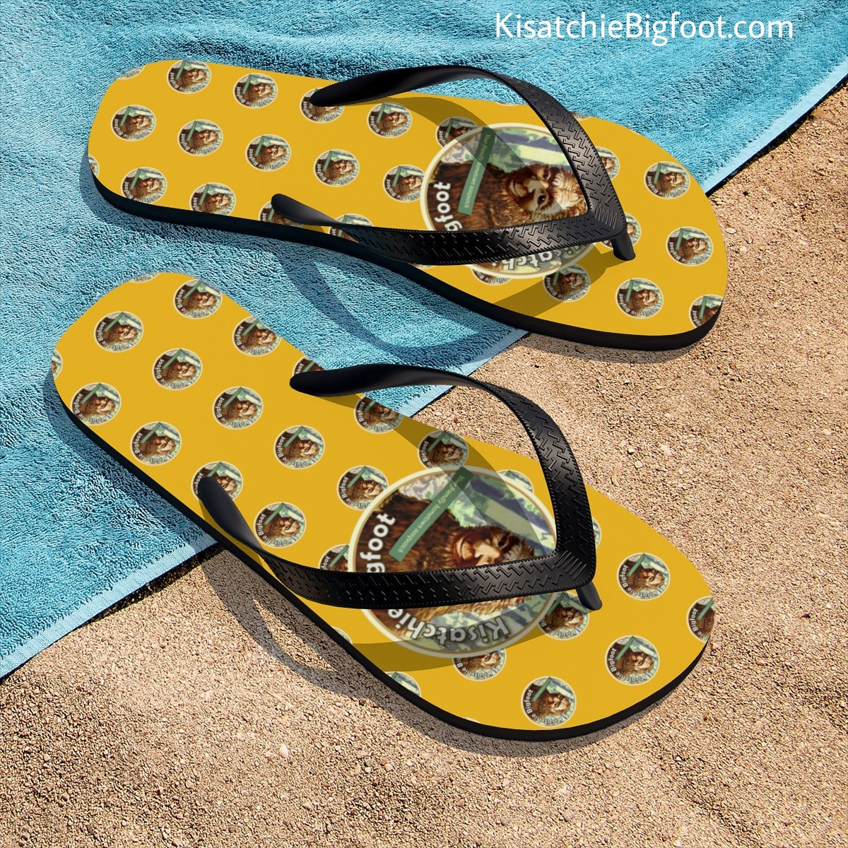 Rubber Sole Kisatchie Bigfoot Flip-Flops