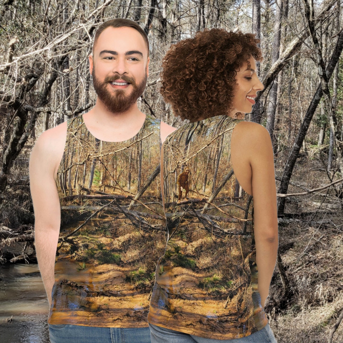 Unisex Valentine Woods Tank Top