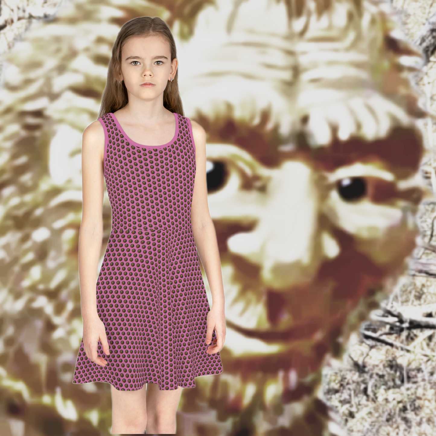 Bigfoot Girls' Sundress in Pink