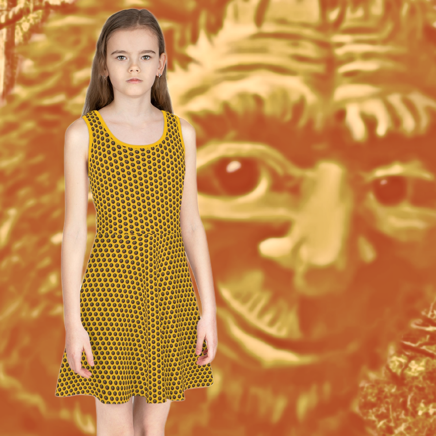 Bigfoot Girls' Sundress in Yellow