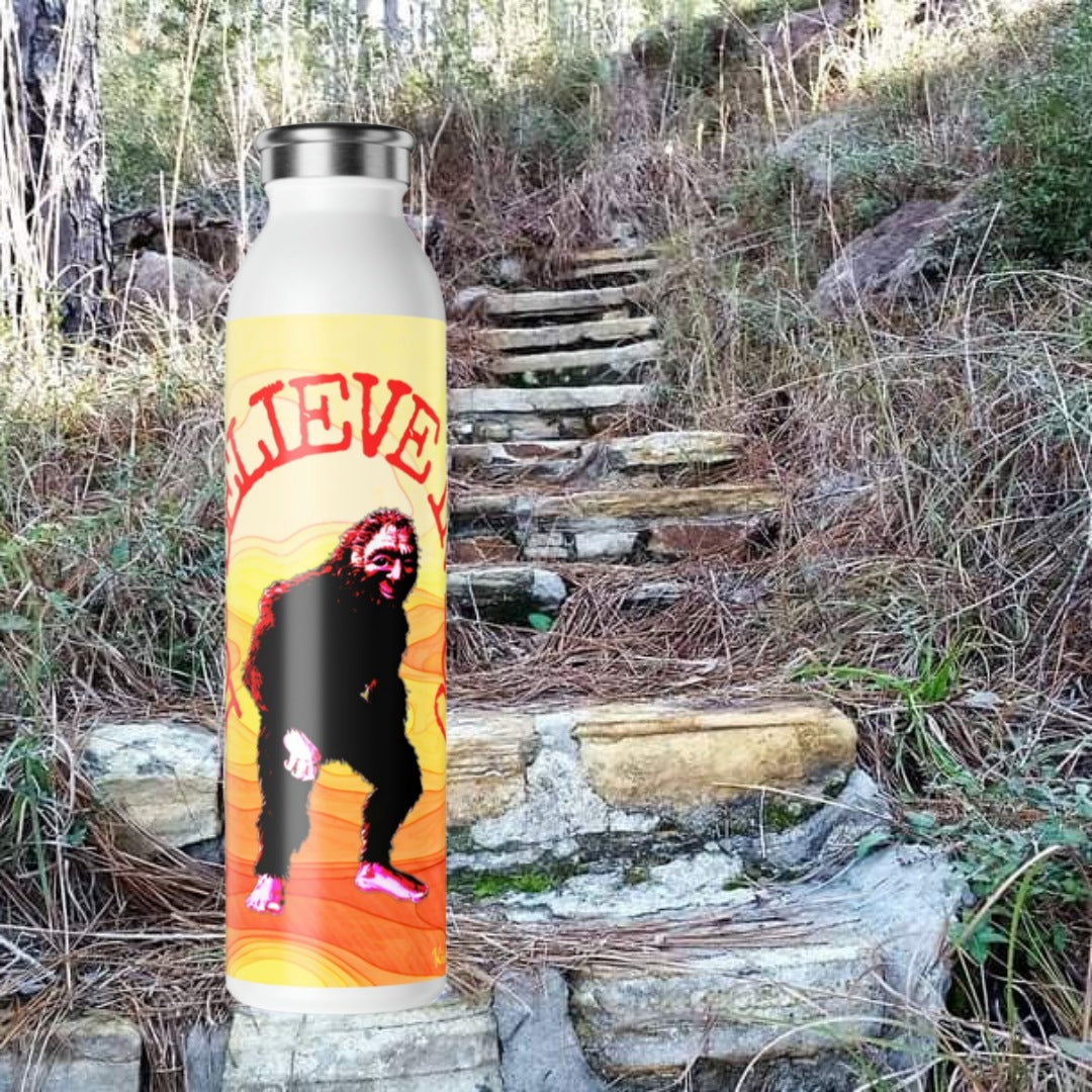 Bigfoot's Believe in You Slim Water Bottle