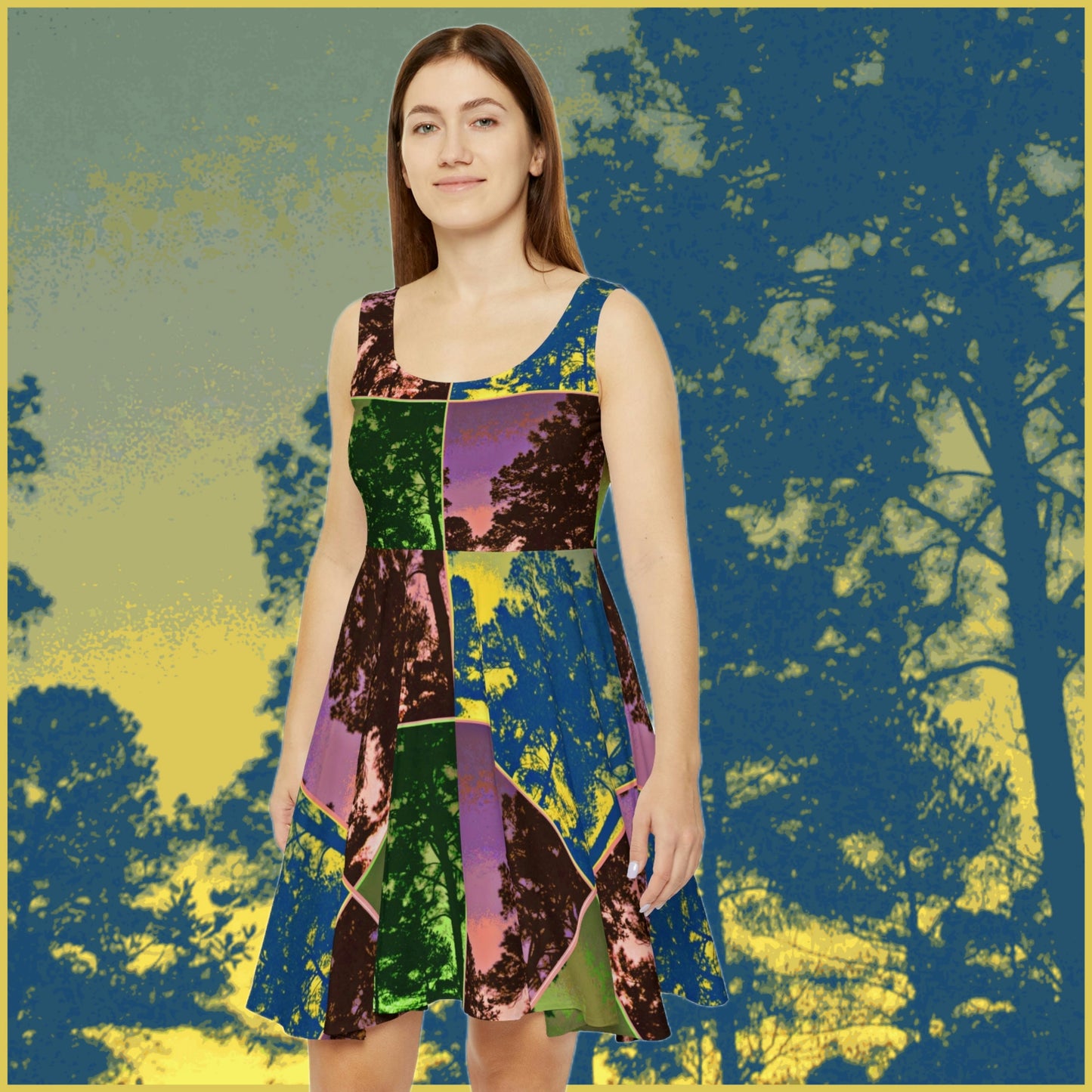 Kisatchie Pine at Dusk Skater Dress