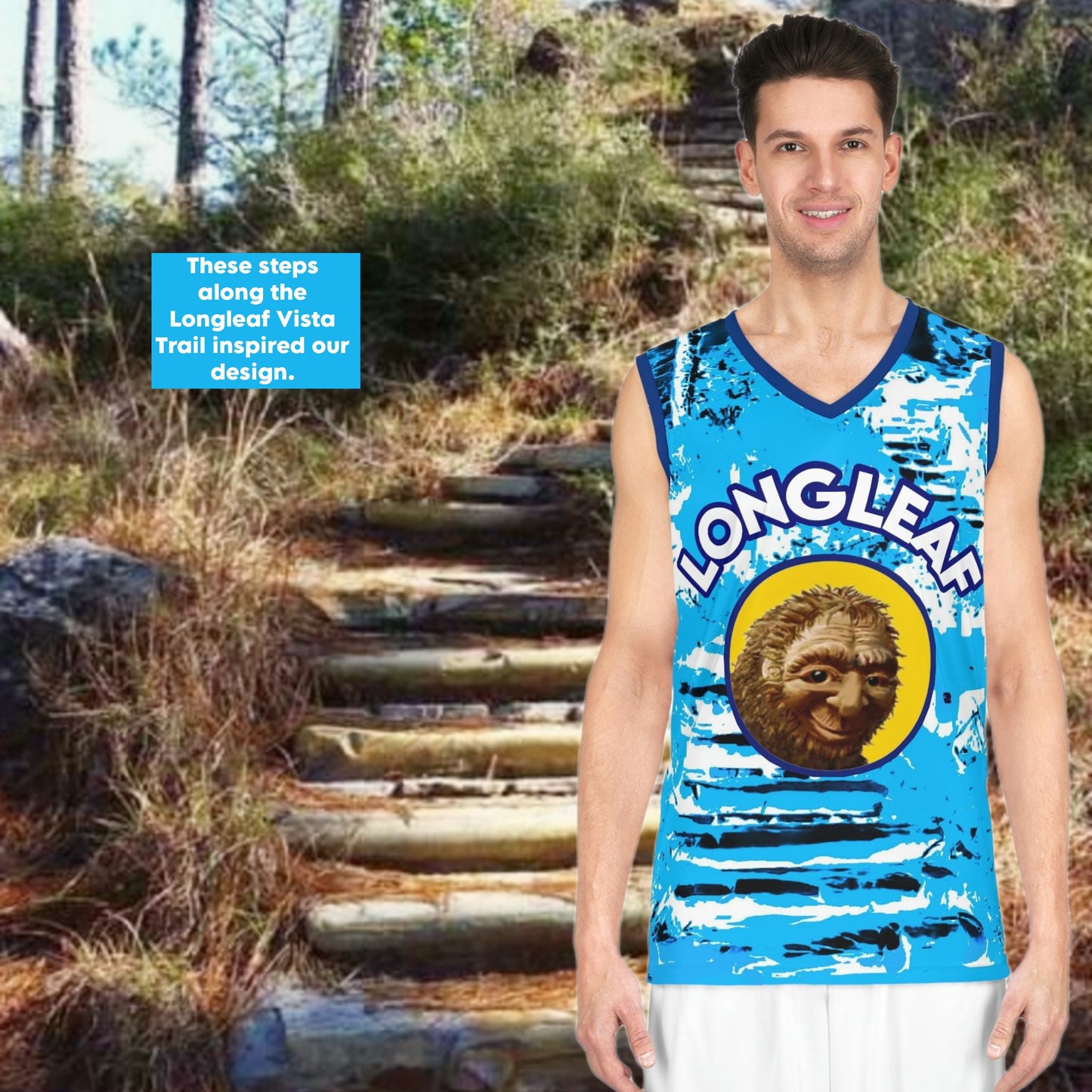 Longleaf Vista Trail Basketball Jersey