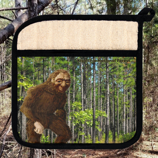 Kisatchie Bigfoot Pot Holder with Pocket