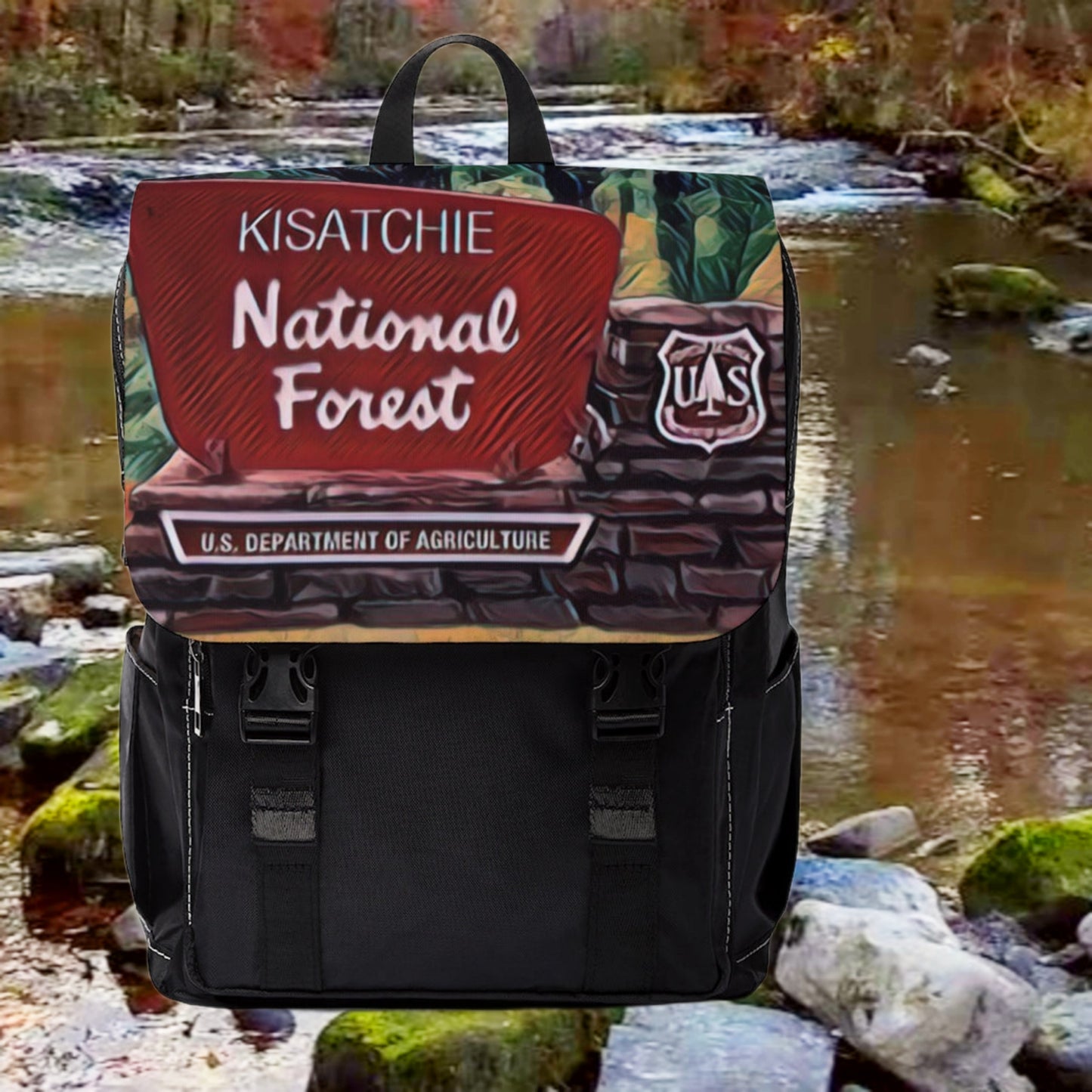 Unisex Kisatchie National Forest Shoulder Backpack