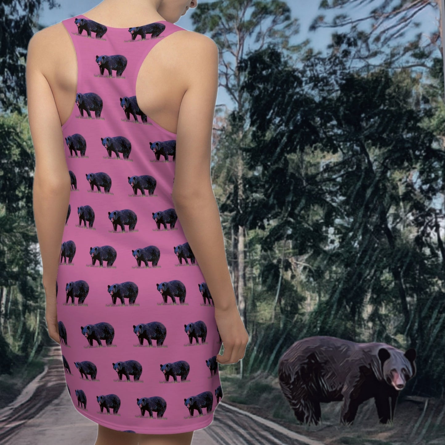 Louisiana Black Bear Racerback Dress