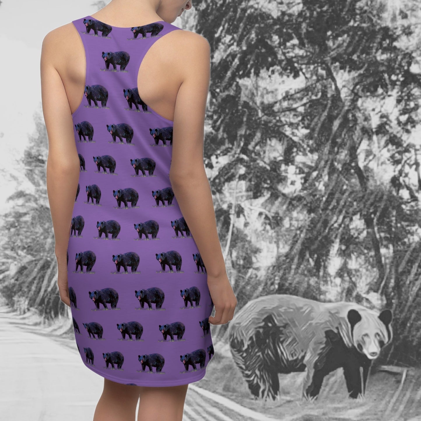 Louisiana Black Bear Racerback Dress