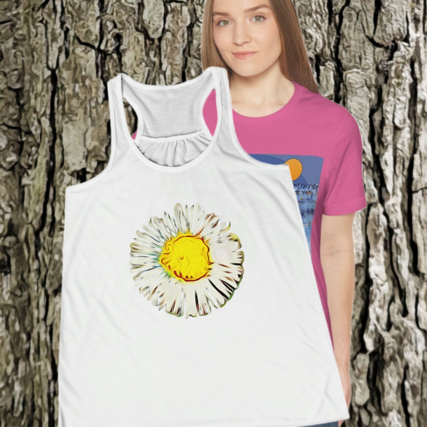 Women's Kisatchie Wildflower Racerback Tank