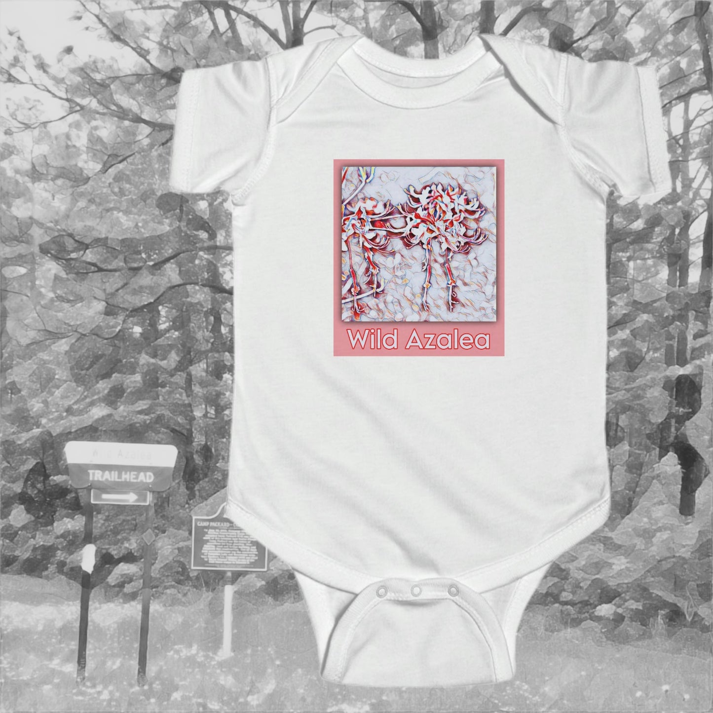 Wildflowers (Wild Azaleas) Jersey Bodysuit