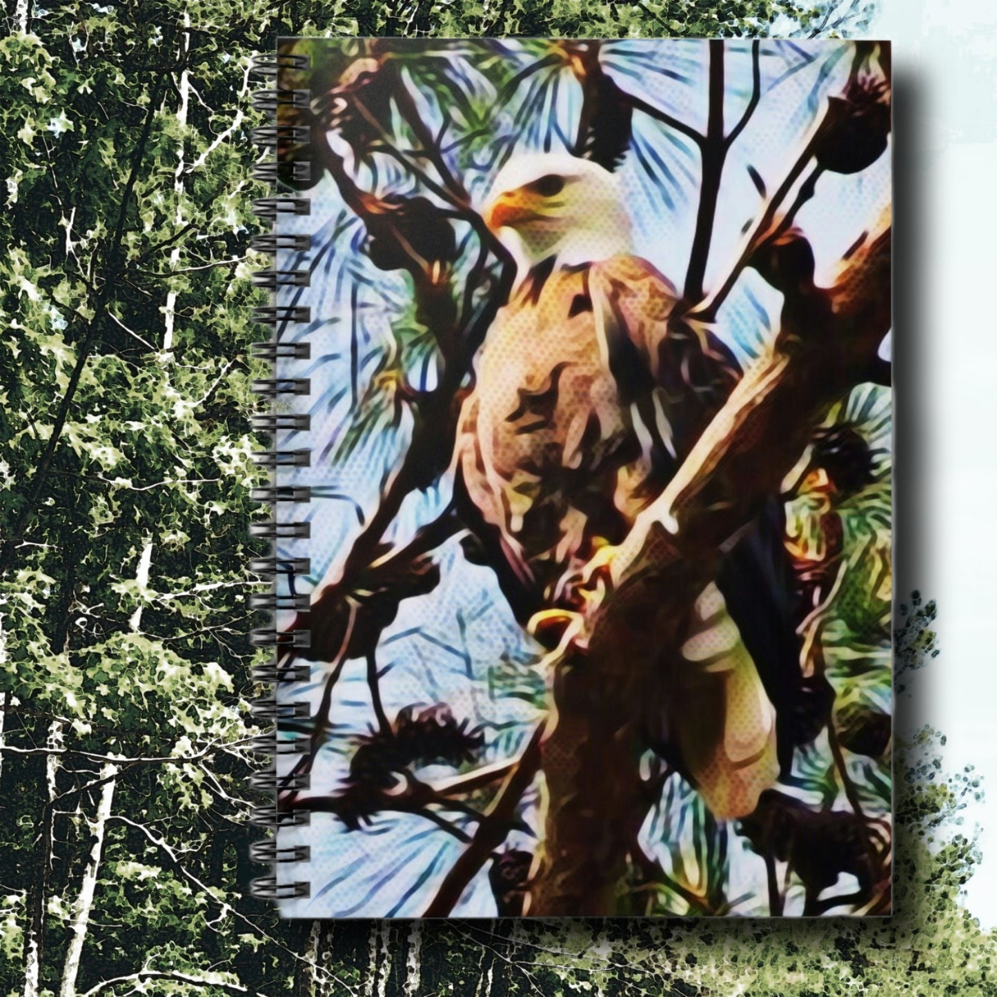 Kincaid Lake Eagle Spiral Notebook