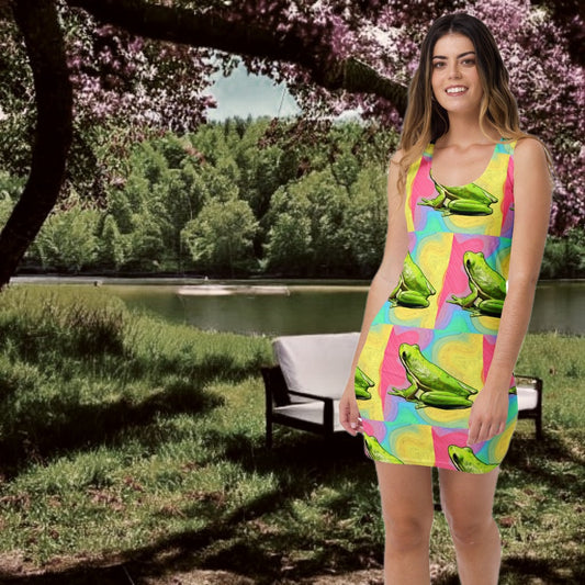 Happy Tree Free Fitted Dress