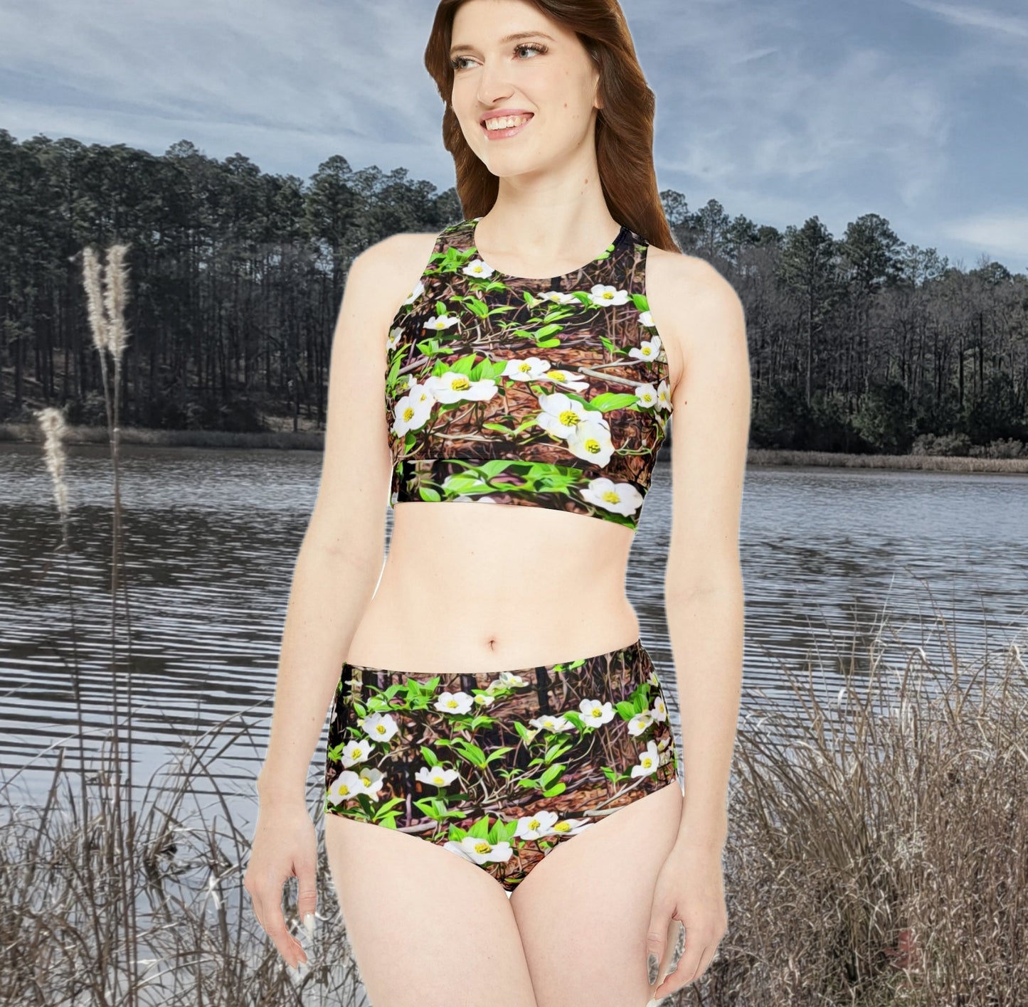 Kisatchie Dogwoods Sporty Bikini Set