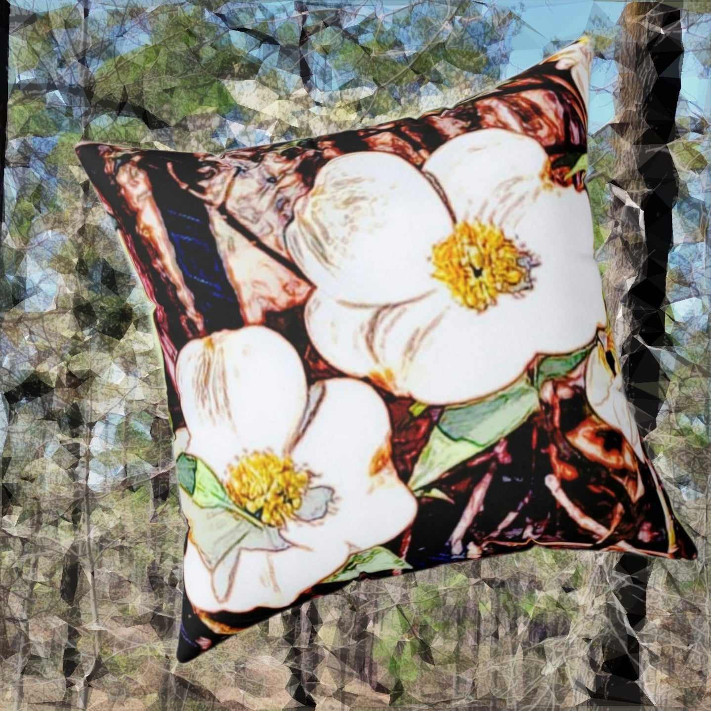 Dogwood Blossoms Pillows